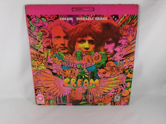 1967 Cream Disraeli Gears Vinyl LP Record Tri Tone Original Stereo Pressing EX