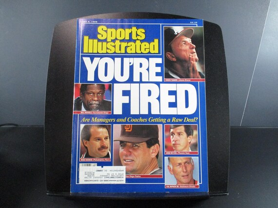 Vintage June 6, 1988 Sports Illustrated Magazine You're Fired Ripken Wetzel Russell Tanner Excellent Condition