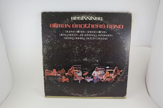 Vintage 1973 Vinyl LP Record Set Beginnings The Allman Brothers Band Very Good Condition