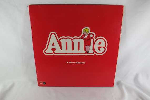 1977 Annie A New Musical Soundtrack Vinyl LP Record Hype Sticker EX