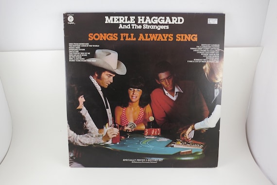 Vintage 1983 Vinyl LP Record Merle Haggard Songs I'll Always Sing NM