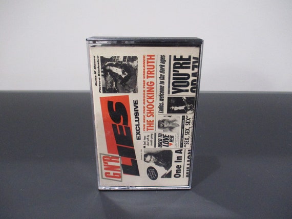 Vintage 1988 Cassette Tape Lies Guns N Roses French Pressing Excellent Condition