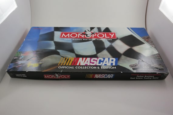 Vintage 1997 Parker Brothers Board Game Monopoly Nascar Edition 100% Complete Ready to Play