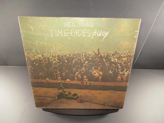 Vintage 1973 Vinyl LP Record Neil Young Time Fades Away LIVE Excellent Condition 63552