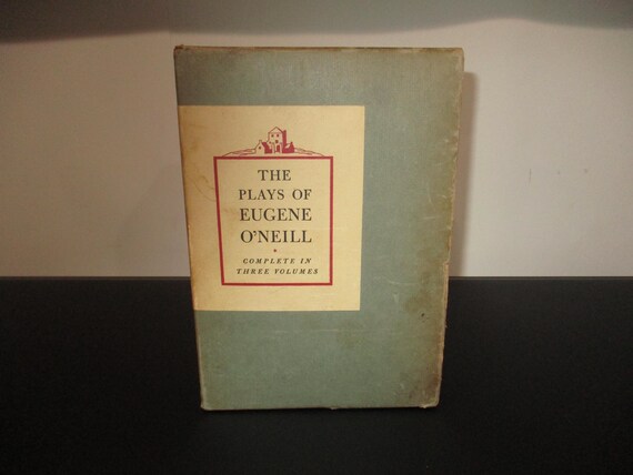 Vintage Book Set The Plays Of Eugene O'Neill Complete in 3 Volume Set with Original Slipcase Very Good Condition