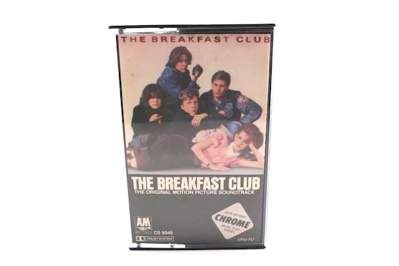 The Breakfast Club 1985 Soundtrack Cassette Tape (Original Motion Picture)