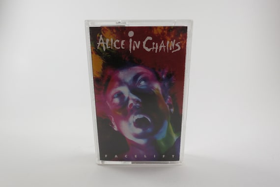 Vintage 1990 Cassette Tape Facelift Alice In Chains Original Pressing