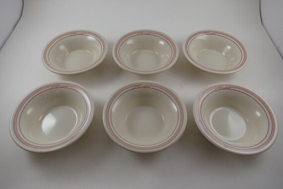 Vintage Corning Comcor Cumulus 4 3/8 Inch Fruit Bowls-Set of 6