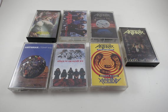 Anthrax Heavy Metal Cassette Tapes Sold Individually