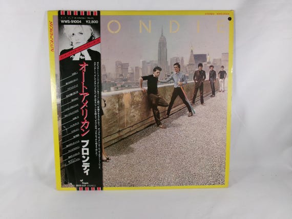 1980 Blondie AutoAmerican LP: Rare Japanese Pressing with Obi & Poster NM