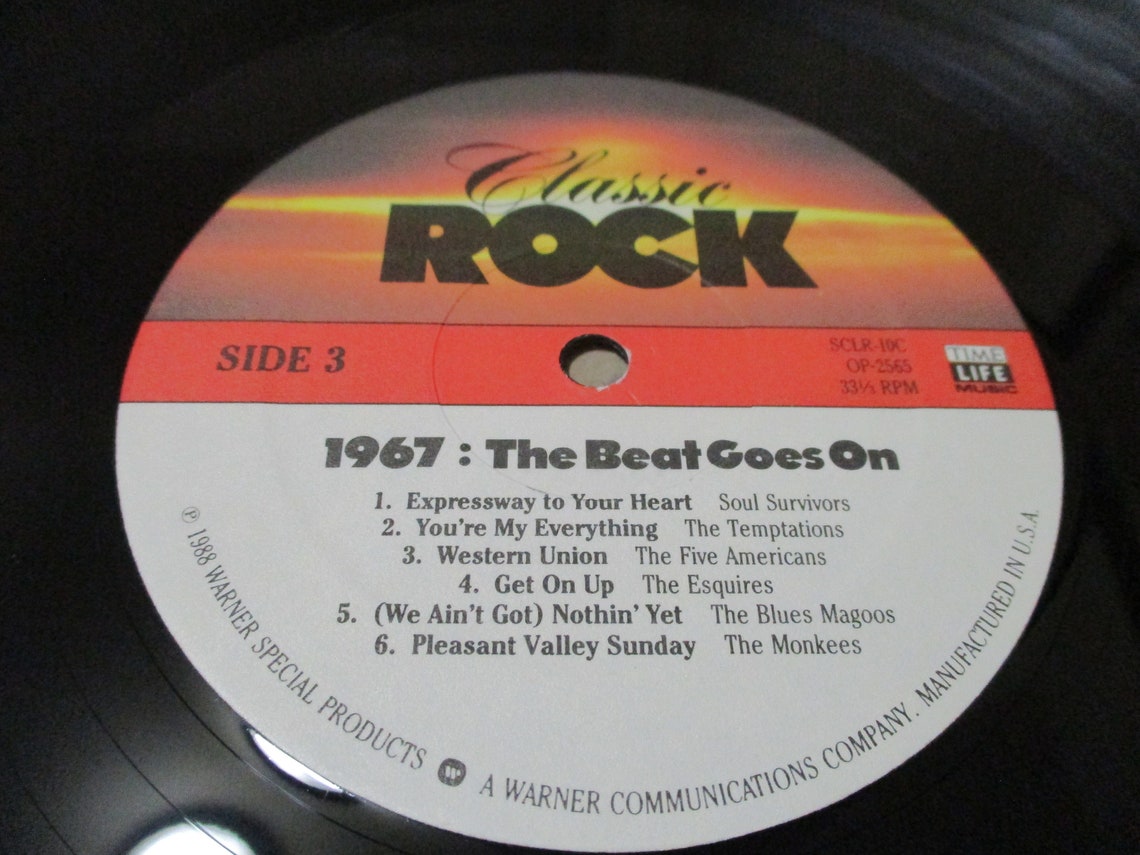 Vintage 1988 Vinyl LP Time Life Record Set 1967 The Beat Goes | Etsy