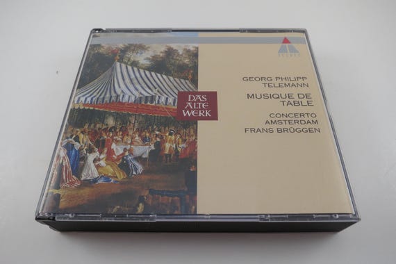 CD Box Set Musique De Table Georg Philipp Telemann 4 Disc Set