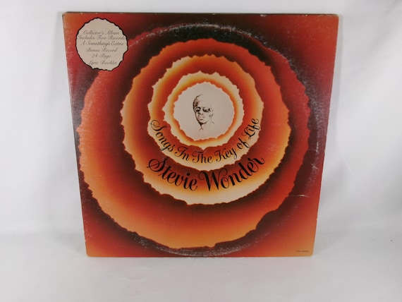 1976 Stevie Wonder Songs In The Key Of Life Vinyl LP Record Set EX