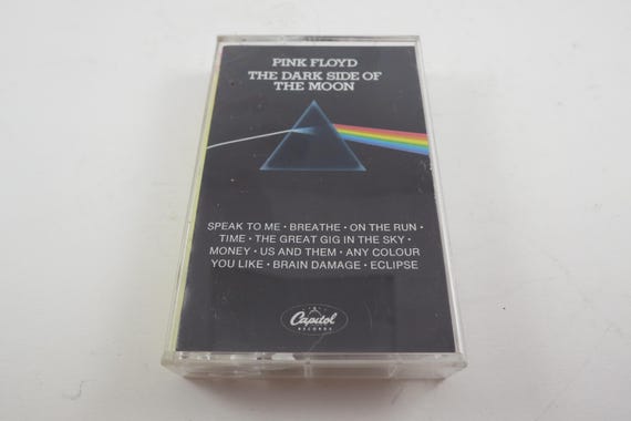 Vintage 1988 Cassette Tape Dark Side of the Moon Pink Floyd