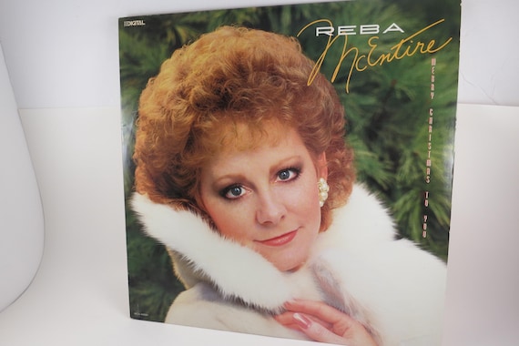 Vintage 1987 Vinyl LP Record Merry Christmas To You Reba McEntire