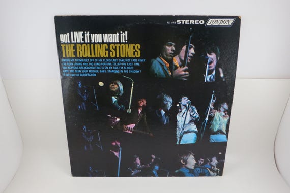 Vintage 1966 LP Vinyl Record Got Live If You Want It The Rolling Stones Excellent Condition Stereo 67090