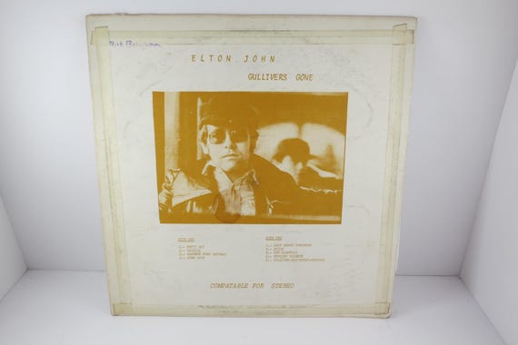 Vintage 1971 Vinyl LP Record Elton John Gulliver's Gone Unofficial Pressing Excellent Condition 71121
