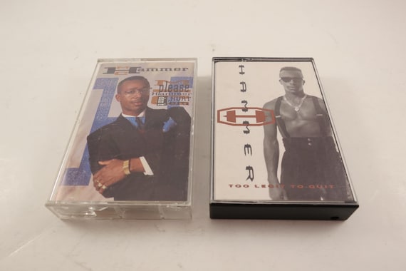 Vintage 1980's MC Hammer Cassette Tapes Please Hammer Don't Hurt Em Too Legit to Quit Funky Headhunter Sold Individually