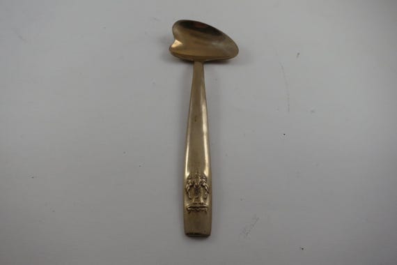 Bronze Ware Siam Thailand Flatware Erawan 5 1/2 Inch Large Jelly Server