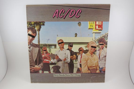 Vintage 1978 LP Vinyl Record AC/DC Dirty Deeds Done Dirt Cheap Excellent Plus Condition Spain Pressing 71394