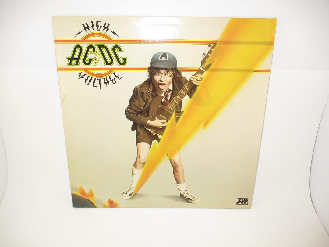 Vintage 1976 Vinyl LP Record AC/DC High Voltage Near Mint Condition ...