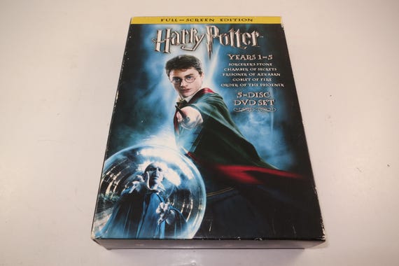 5 Harry Potter DVD Movies First Five Full Screen Edition Box Set