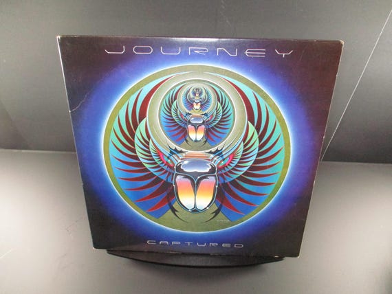 Vintage 1981 Vinyl LP Record Journey Captured Excellent Condition with Original Insert 69207