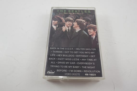 1980 Cassette Tape The Beatles Rock N Roll Music Volume 2