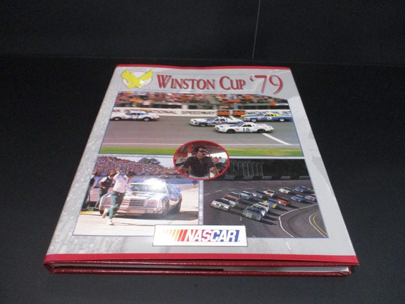 Vintage Hardcover Book Winston Cup 1979 Annual Yearbook with Original Dust Jacket Like New Condition NASCAR History