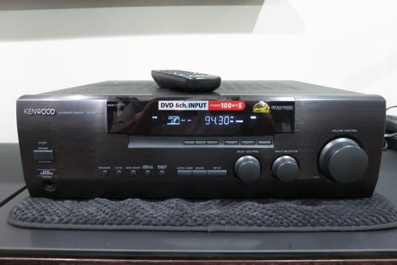 Vintage Kenwood VR-306 Audio Video Surround Stereo Receiver 500 Watts Remote Active Equalizer