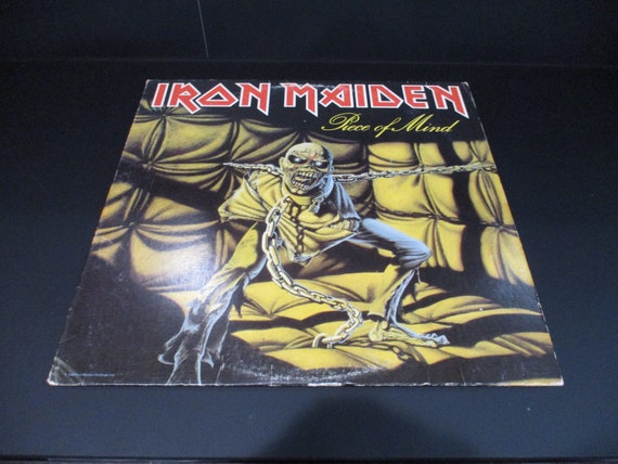 Vintage 1983 Vinyl LP Record Piece of Mind Iron Maiden Excellent Condition Original US Pressing 68016