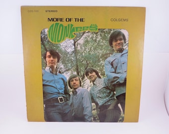 Vintage 1966 Vinyl LP Record More of the Monkees Stereo Pressing
