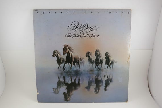 Vintage 1980 Vinyl LP Record Bob Seger and The Silver Bullet Band Against The Wind Excellent Condition 68452