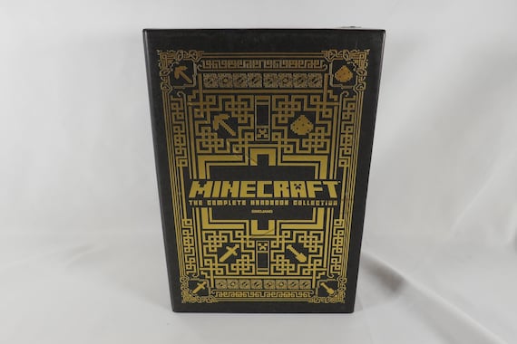 Four Minecraft Handbooks Essential Redstone Construction Combat All Hardcover In Slipcase