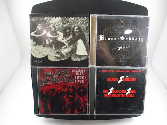 1980s/90s Black Sabbath CD's Greatest Hits 70-78 Dio Years We Sold Our Soul For Rock N Roll Symptom of the Universe Sold Individually