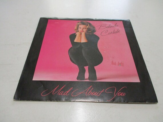 Vintage 1986 Vinyl 45 RPM Record Mad About You Belinda Carlisle In Original Picture Sleeve Near Mint Condition 0244