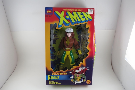 1996 Marvel X-Men Rogue 10 Inch Figure with Accessories New In Box Deluxe Edition