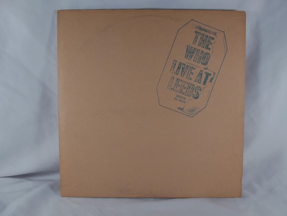 1970 The Who Live at Leeds LP Vinyl Record - Original US Pressing 12 Inserts EX