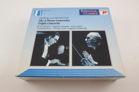 1992 Classical CD Box Set Ludwig Van Beethoven The 5 Piano Concertos / Triple Concerto