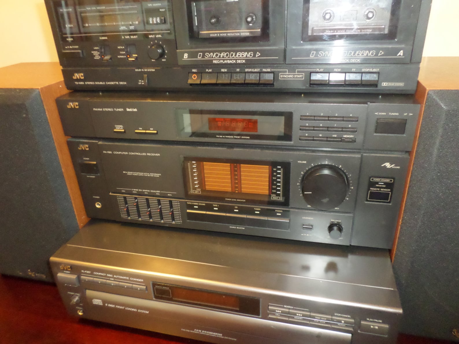 1980's Vintage JVC Complete Home Stereo Sound System with Etsy