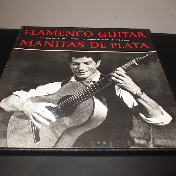 Vintage 1965 Vinyl LP 3 Record Box Set Flamenco Guitar Manitas De Plata MONO Pressing Excellent Condition 67152