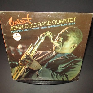 Vintage 1966 John Coltrane &quot;Crescent&quot; Vinyl LP - Classic Jazz