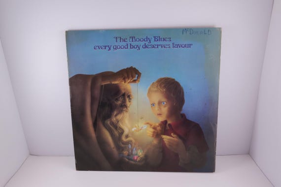 Vintage 1971 Vinyl LP Record The Moody Blues Every Good Boy Deserves Favour Excellent Condition 70947