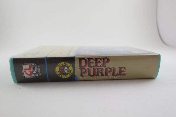 Vintage 1980's Deep Purple Cassette Tapes Slaves and Masters
