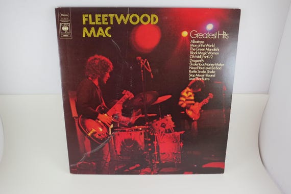 Vintage 1971 Vinyl LP Record Fleetwood Mac Greatest Hits Near Mint Condition
