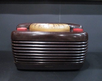 Vintage 1946 Philco Model 46-420 Hippo Radio Bakelite Post WWII 6 Tube Free Shipping