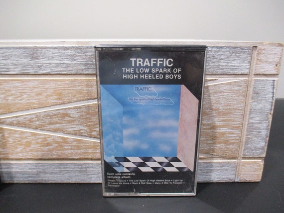 Vintage TRAFFIC Cassette Tapes: Self Titled, John Barleycorn Must Die, Low Spark