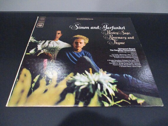 Vintage 1966 Vinyl LP Record Simon and Garfunkel Parsley Sage Rosemary and Thyme Excellent Condition 360 Sound Stereo Pressing 62489