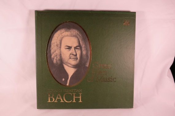1978 Johann Sebastian Bach Vinyl LP Box Set: Gre8t Men of Music EX+