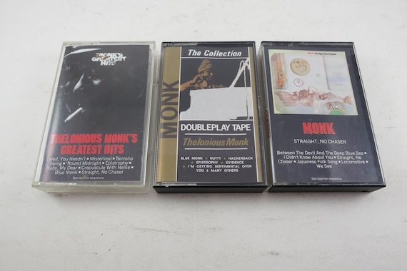 Vintage Thelonious Monk Cassette Tape The Collection Straight No Chaser Greatest Hits Sold Individually